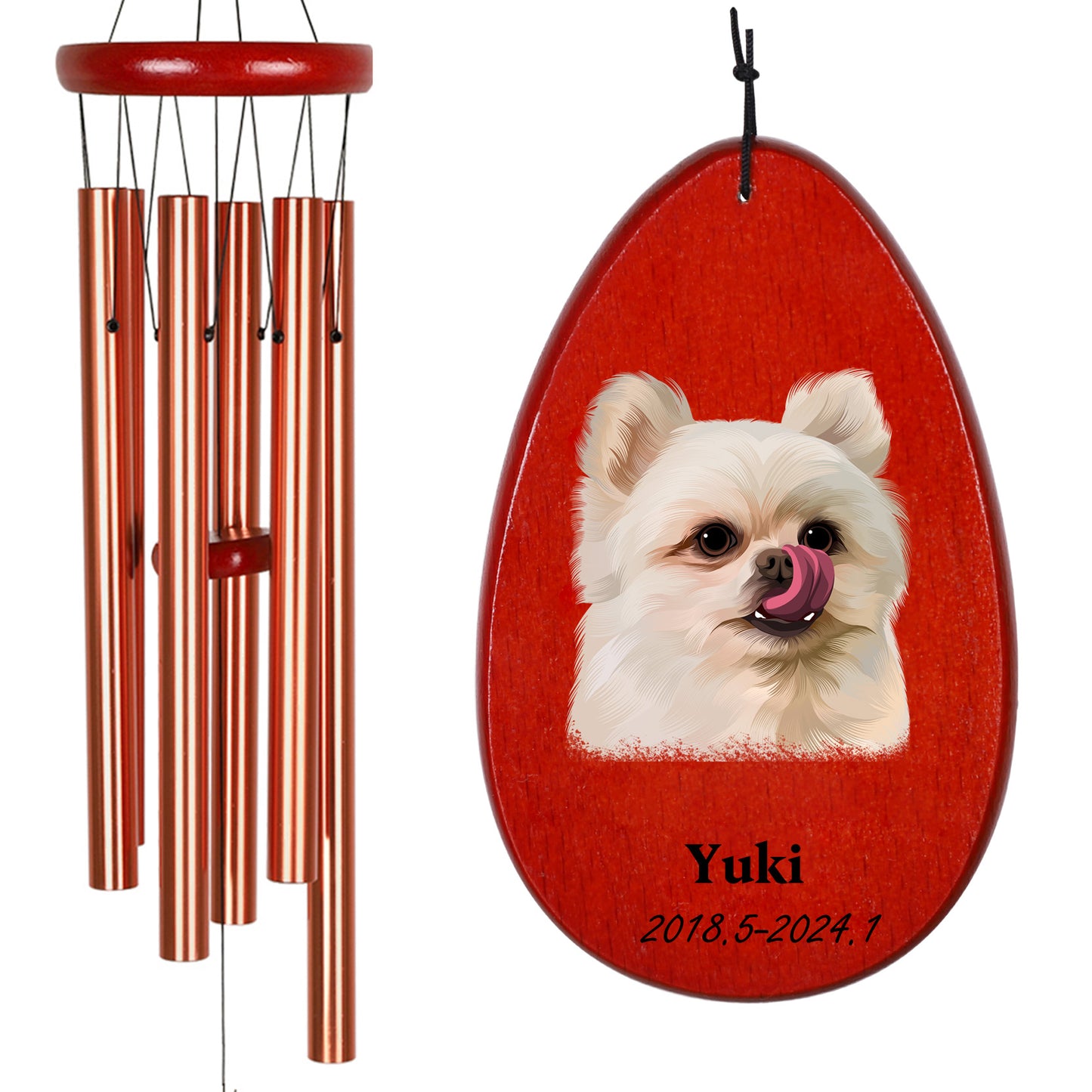 Pet Portrait Wind Chimes